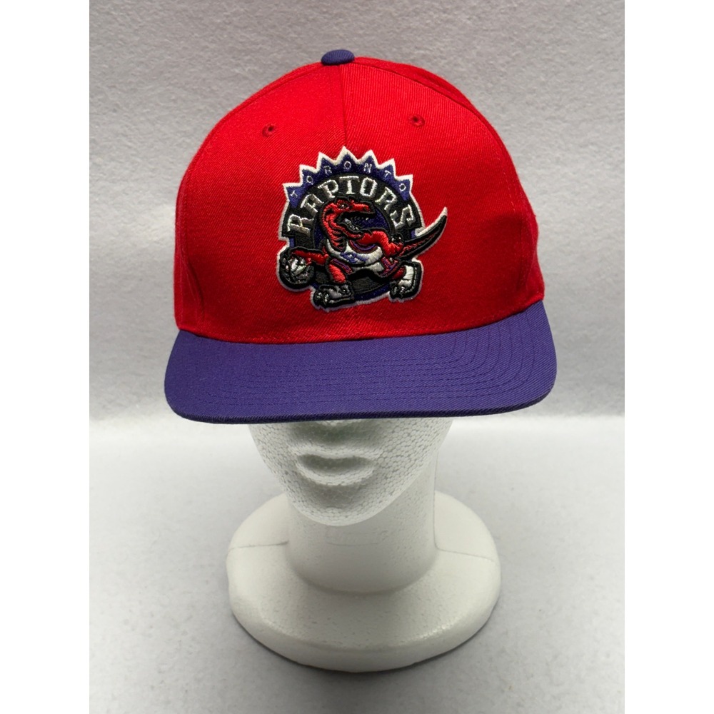 Mitchell & Ness Toronto Raptors NBA Hardwood Classics Snapback Hat Red Purple